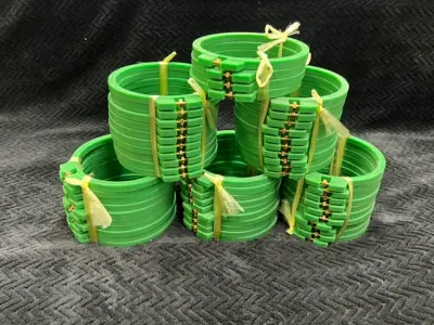 Used Tajima Round tubular hoop rings 12 cm – photo 2 – Buckets of Ink