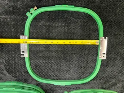 Used Tajima Square tubular hoop ~30 cm – photo 4 – Buckets of Ink