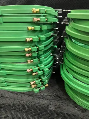 Used Tajima Square tubular hoop ~30 cm – photo 6 – Buckets of Ink