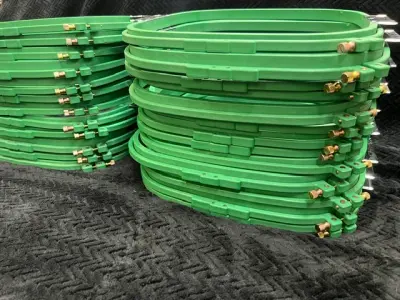 Used Tajima Square tubular hoop ~30 cm – photo 8 – Buckets of Ink