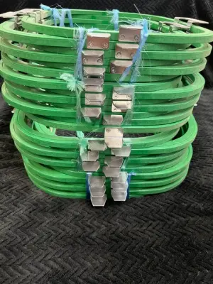 Lot of 12 Tajima-fit rectangle hoops with brackets – used hoops & frames for sale – Buckets of Ink