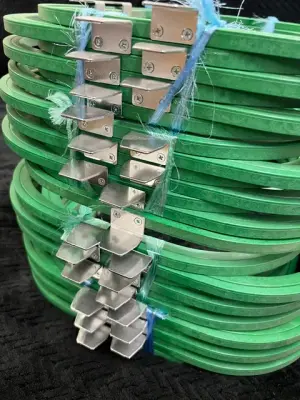 Used Tajima Rectangle tubular hoop with brackets – photo 2 – Buckets of Ink